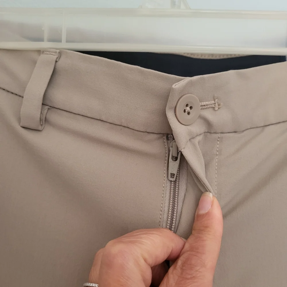 Vineyard Vines Men Performance Pants 30 X 32 Flat Straight‎ Leg Stretch Beige